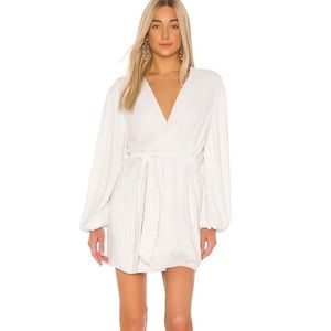 Retrofete XS Gabrielle Dress sequin White